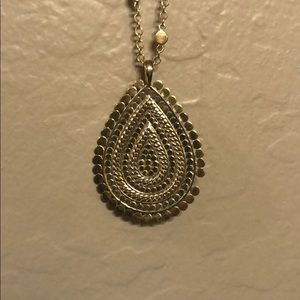 Anna Beck tear drop long necklace